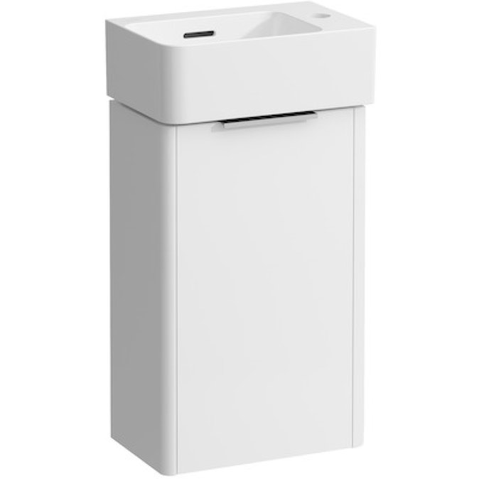 Laufen Val Waschtisch 340 mm mit Unterbau weiß Ansicht frontal 