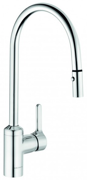 Kludi Bingo Star Spültisch Einhandmischer mit Handbrause, verchromt 42852