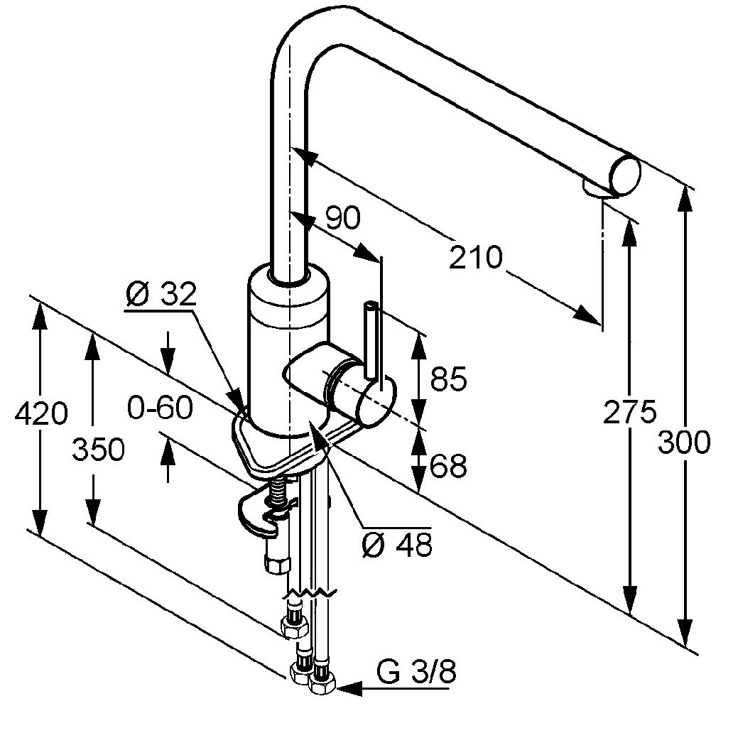 drucklose Armatur,druckloser Mischer
