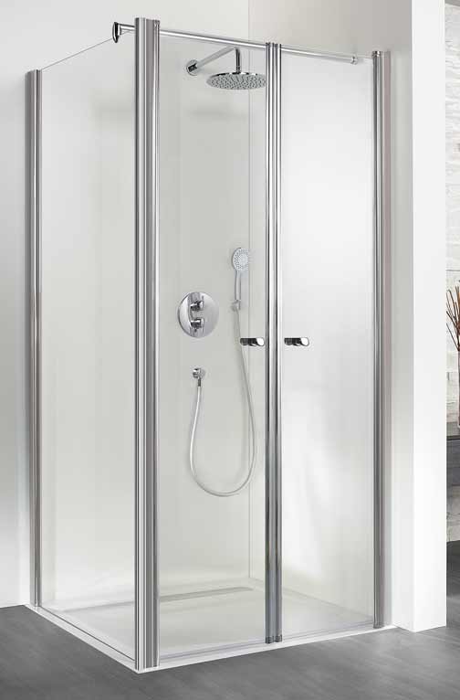 HSK Exclusiv Pendeltüre mit Seitenwand 900 mm 