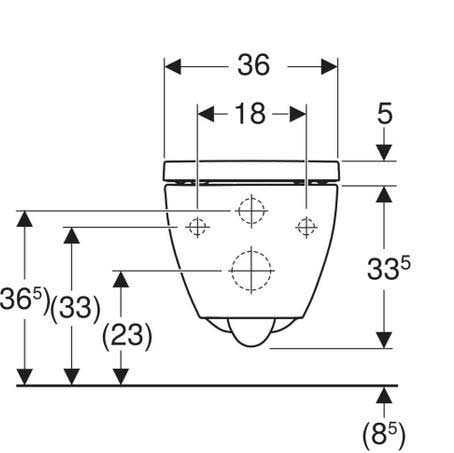 Geberit Acanto Wand Wc Set Abmessungen 