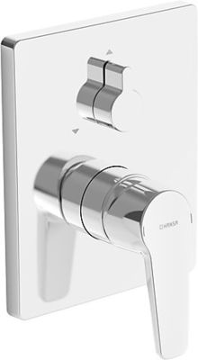 Hansa Polo Sichtteil Unterputz Badewannen Einhandmischer verchromt, 8060