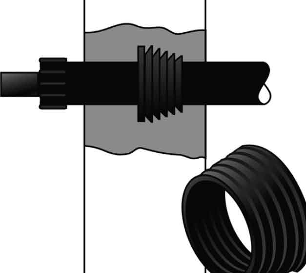Kelit P7100 Hauseinfuehrung 110-111mm