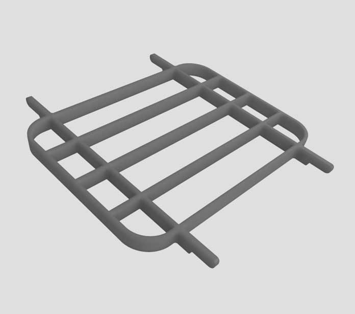 Abu Auflagerost für Waschtrog Kunststoff