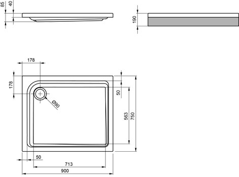 Brausetasse Acryl 900X750 90x75 
