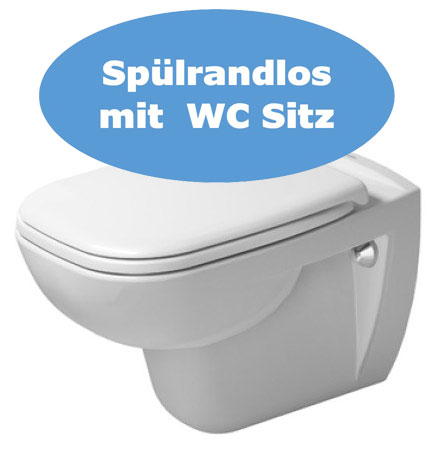 Duravit Wand WC Set D Code rimless