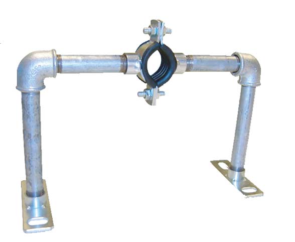 Austroflex Fixpunktschelle single1 x 63 mm für Fernwärmerohr