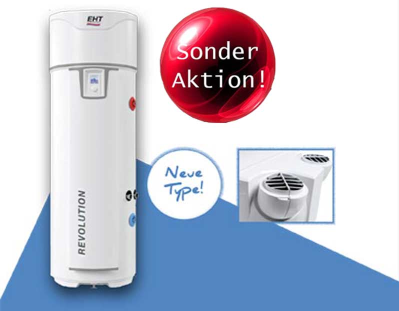 Brauchwasserwärmepumpe Austria Email Revolution Aktion!