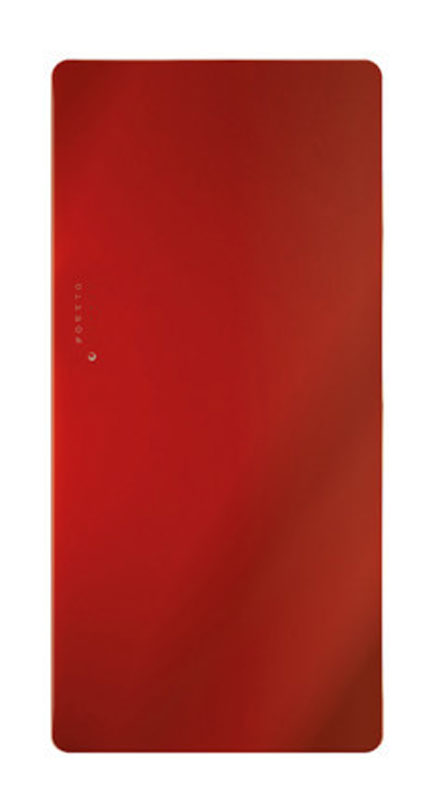 Eyebeam Glas Infrarotheizkörper 700 Watt rot