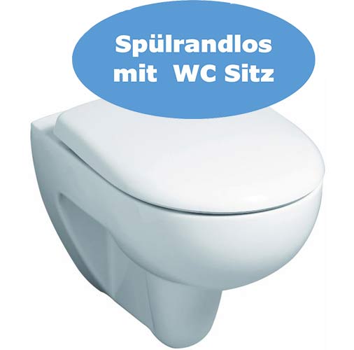 Wand WC Set Geberit Renova spülrandlos 