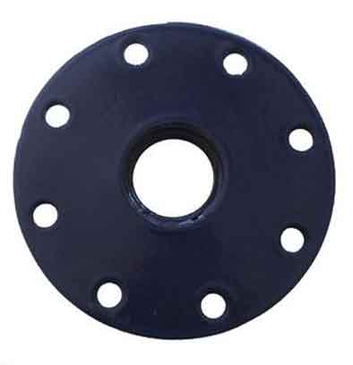 Flanschplatte für Speicher auf 6/4" für Einbauheizungen