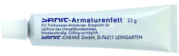 Armaturenfett für O-Ringe und Dichtungen, Trinkwasser-geeignet, Tube zu 23 Gramm