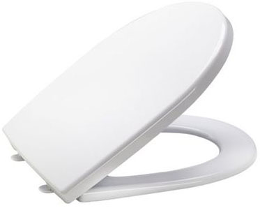 MKW WC-Sitz Aquila Plus m.Deckel mit Kunststoffscharnier weiss