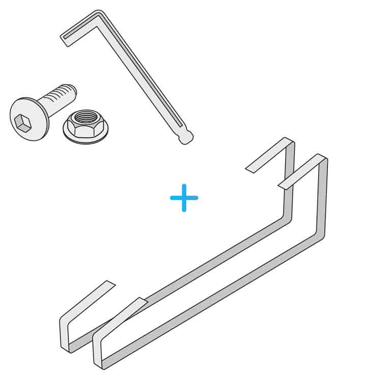 EET Bügel für Bodenmontage