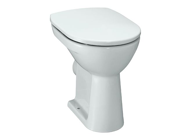 Laufen 2595.6 Stand-Flachspül-WC PRO weiss Abgang waagrecht erhöht
