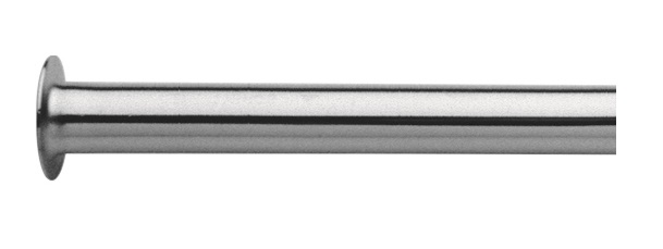 Kupferrohr 10x1000mm verchromtmit Bördel 3/8"-1/2"