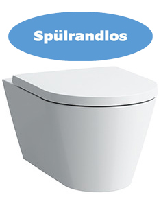 Laufen Kartell Wand WC tief spülrandlos mit LCC