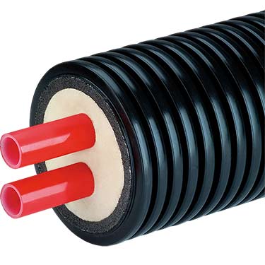 Austropur erdverlegtes Fernwärmerohr, Fernleitung DN 25