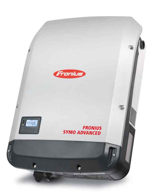 Fronius Symo  ADVANCED PV Wechselrichter Ansicht vorne 