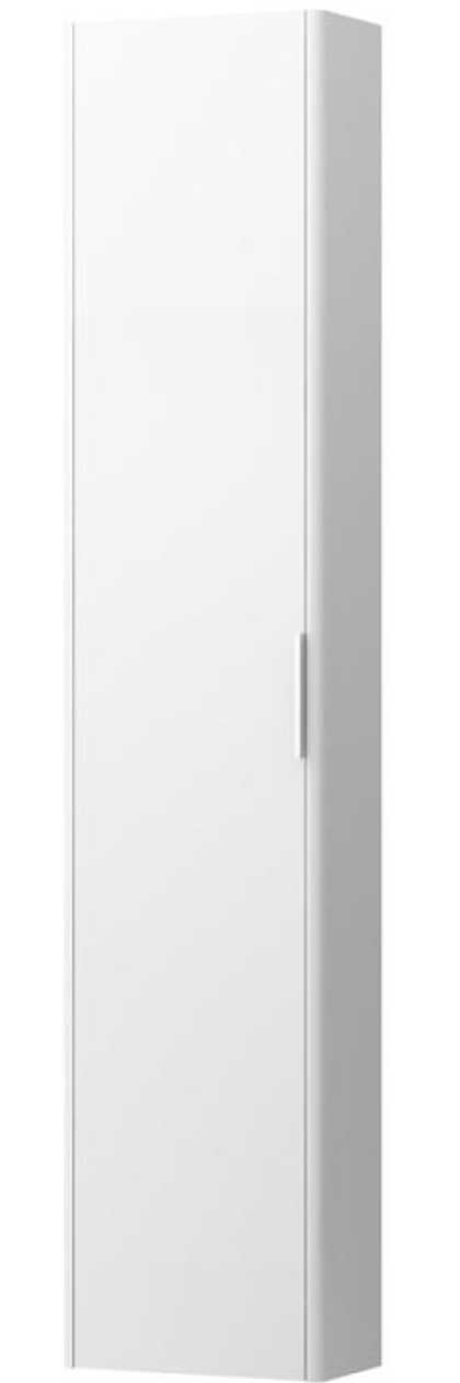 Laufen Base Hochschrank  350x185x1650 mm weiß glänzend links Ansicht frontal