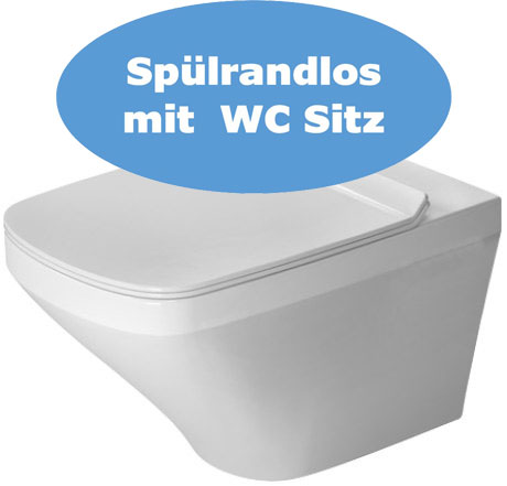 Duravit Wand WC Set Durastyle spülrandlos 