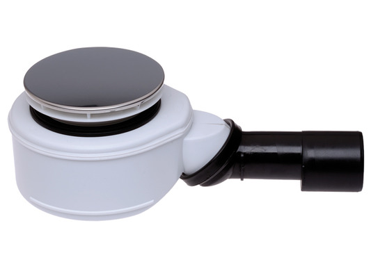 HL 520F Sifon für flache Brausetassen mit 90mm Ablaufloch
