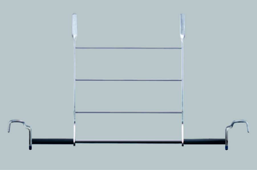 Klapprost für Ausgussbecken Stahl