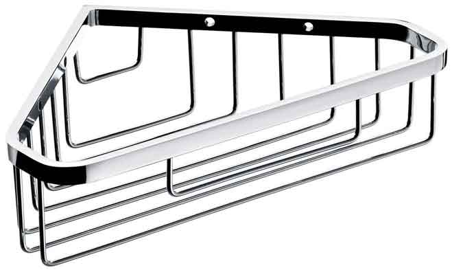 Duschkorb eck wandhängend verchromt 