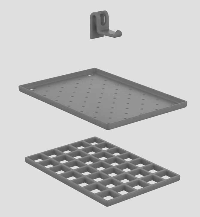 Abu Ablageset für Multifunktionsbecken
