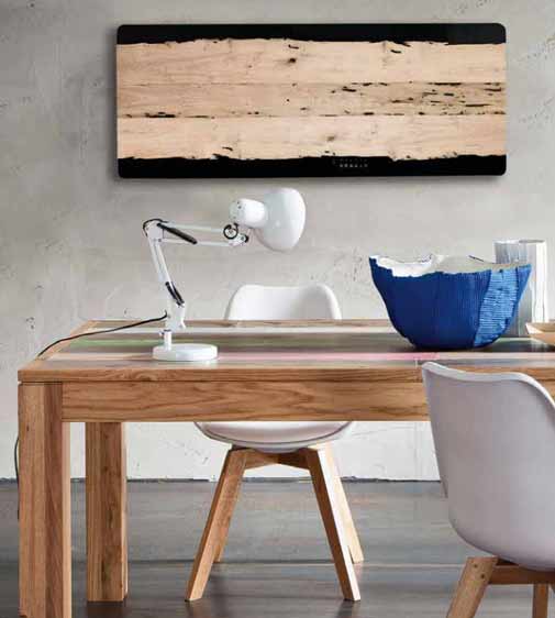 Eyebeam Wood Infrarotheizkörper 1500 Watt horizontal