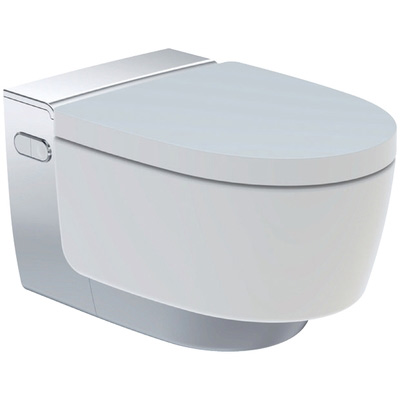 Geberit AquaClean Mera Comfort Dusch WC Komplettset chrom-Hochglanz, 146.210