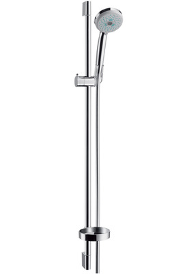 Hansgrohe Brausegarnitur Croma 100 Multi-Brausestange 90cm Handbrause 3-Strahlarten 27774