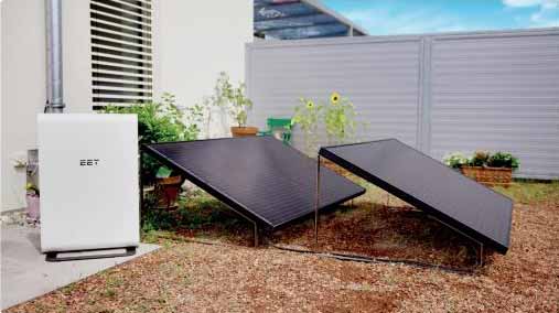 EET Solmate G Speichersystem mit 2 Paneelen  