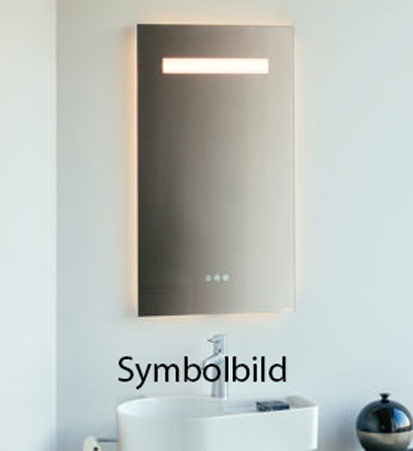 Laufen Leelo Spiegel  450 mm - 550 mm mit Led mit Touch-Sensor in Koje 