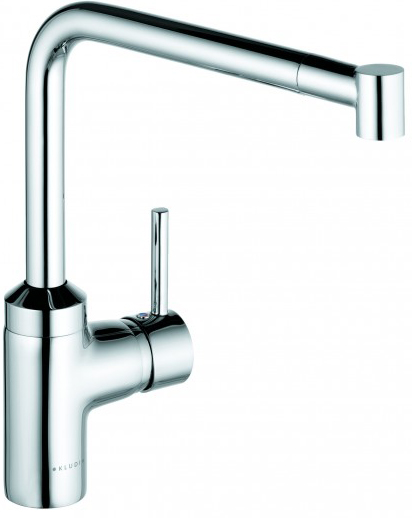 Kludi L-INE Spültisch Einhandmischer mit Teleskoop-Auslauf verchromt, 42821