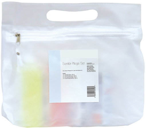 Pflege-Set je Flasche 100 ml Sanitärreiniger, Spiegelblank