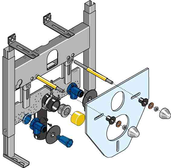 Huter 4010 Bidetgestell