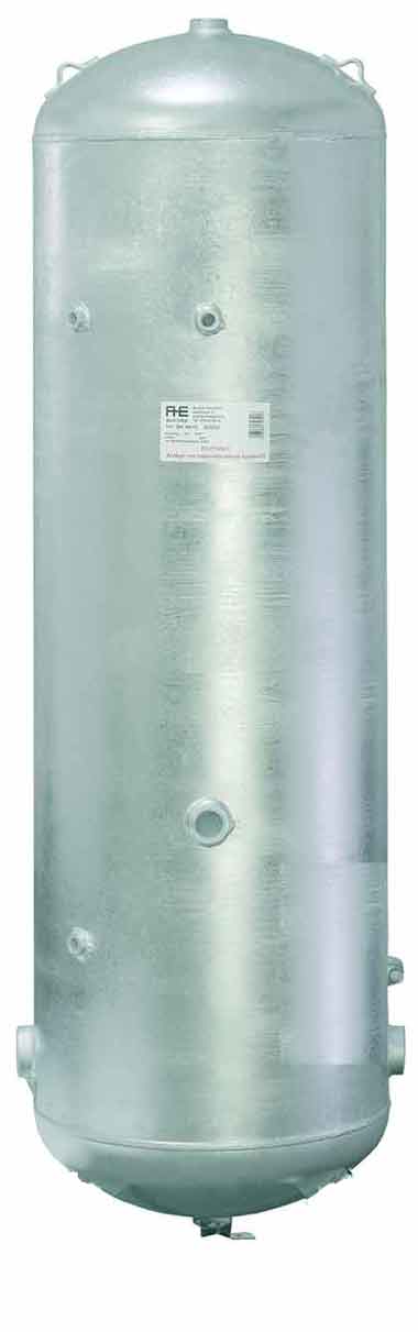 Austria Email Windkessel 150 l verzinkt ohne Füsse