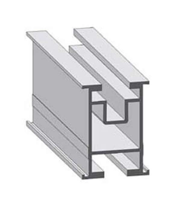 Alumero Trägerprofil für PV Module 2400 mm