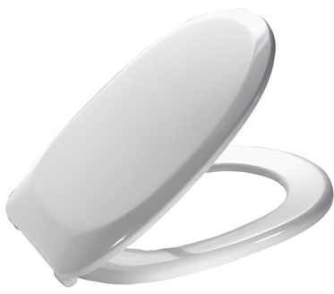 MKW WC-Sitz Euro Kadett Plus m.Deckel Metallscharnier weiss