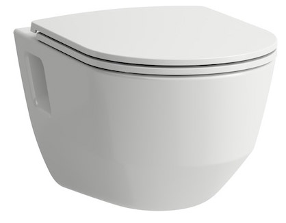 Laufen Wand WC Set spülrandlos Pro mit Sitzbrett mit Absenkautomatik