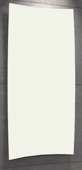 Eyebeam Star Glas Infarotheizkörper 1000 Watt weiss 