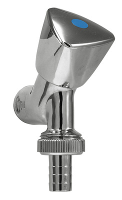 Geräte-Schrägsitzventil PRIMA 1/2" mit Rückflussverhinderer, verchromt