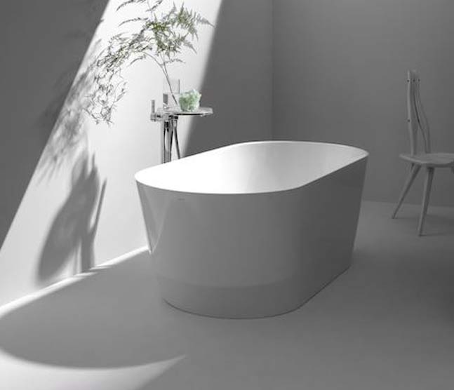 Laufen Pro Badewanne freistehend 1500 mm eingebaut 