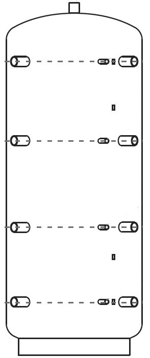 Protherm Pufferspeicher ACM 1000 mit Isolierung in grau