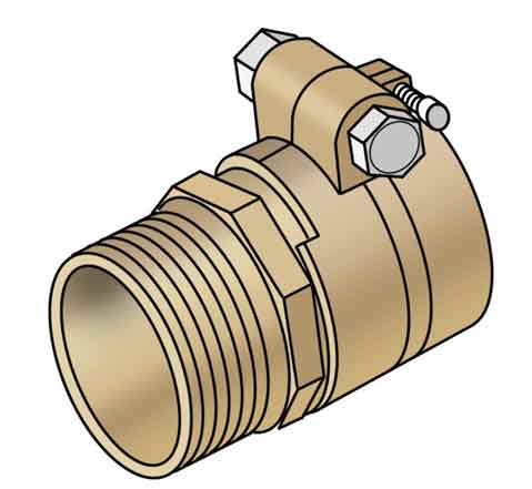 Kelit PEX15 Übergang 40X5/4" Aussengewinde