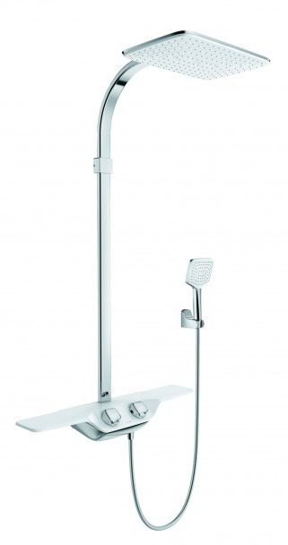 Kludi Duschsystem DIscovery Cockpit chrom/weiss