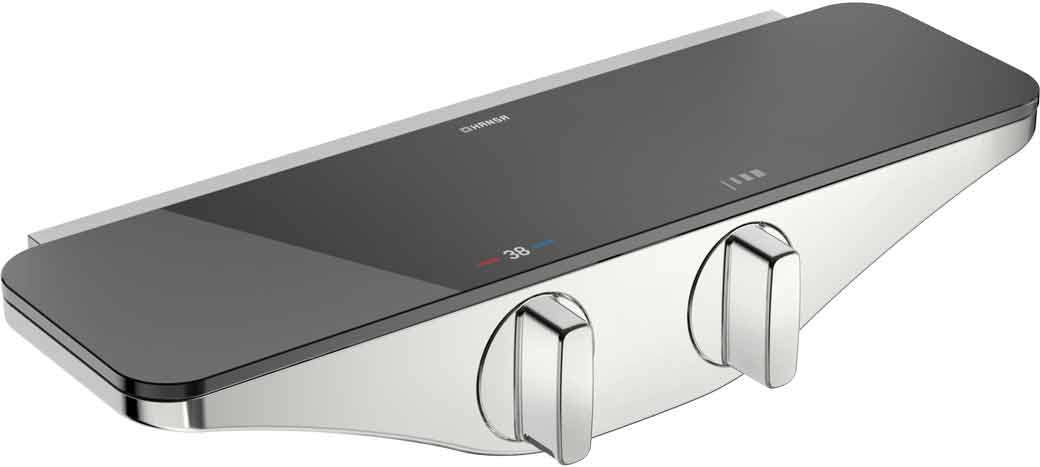 Hansa Emotion Brausethermostat grau/chrom 