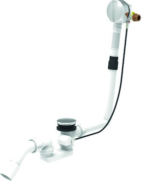 Ab-Ein-Überlaufgarntitur für Badewannen Rohbauteil