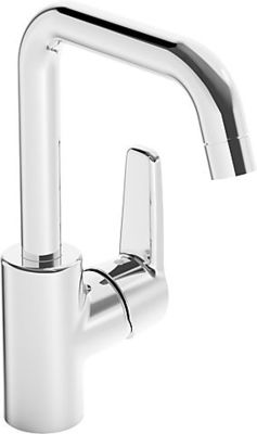 Hansa Polo Waschtischmischer ohne Ablaufgarnitur,  erhöht mit seitlichem Hebel verchromt, 5154